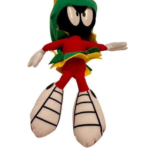 New 1994 Vtg Marvin the Martian Plush 12" Applause Looney Tunes Stuffed Toy - Picture 2 of 6